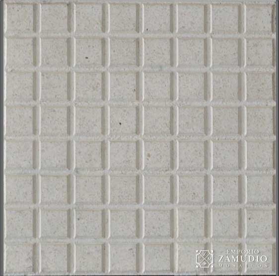 Baldoson Granitico Recto 64 Panes Blanco